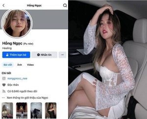 Tik toker Trương Hồng Ngọc show cặp vú đẹp